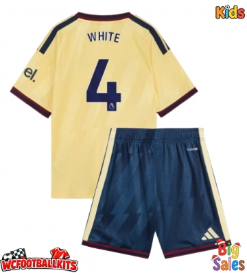 Arsenal Ben White #4 Replica Third Stadium Kit for Kids 2026-27 Short Sleeve (+ pants)